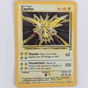 Zapdos Pokemon Card Holo Rare x1: 20/130